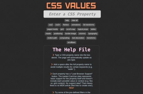 CSS VALUES