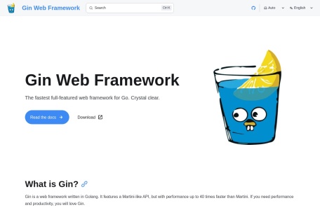Gin Web Framework