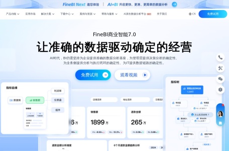 FineBI商业智能软件
