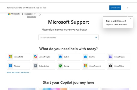Microsoft Support
