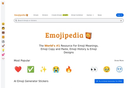 Emojipedia表情符号