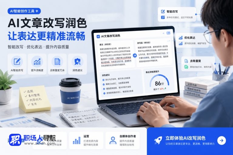 值得收藏的 1 个 AI 文章改写润色网站