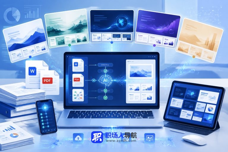 值得收藏的 5 个 AI PPT 工具,长文档一键变成演示稿