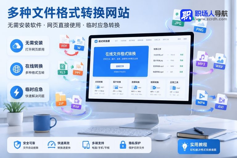 临时需要把文件格式转一下，有什么网站能用