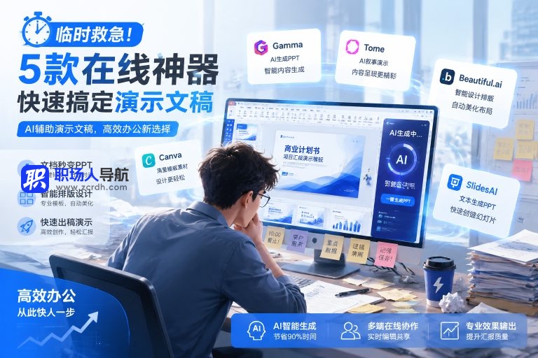 临时要做PPT,有什么网站能用?这5个在线工具先救急