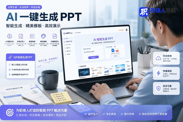 不用装软件,这些在线 AI PPT 工具也能顶上