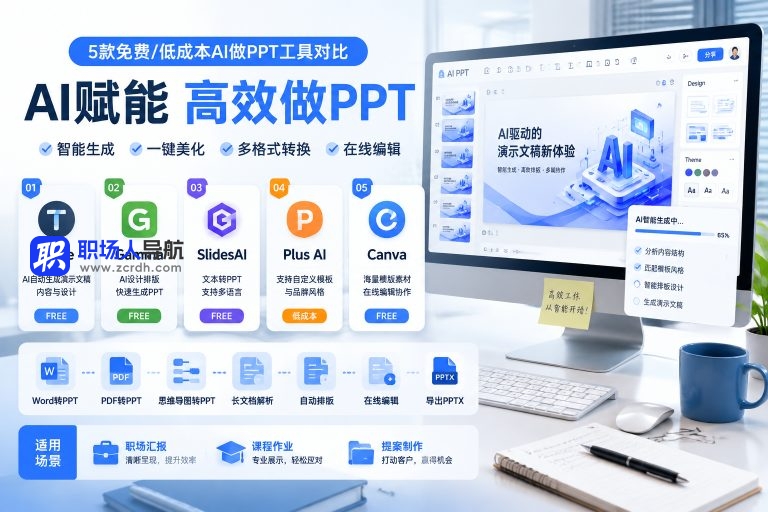 不花钱怎么做PPT:5个可在线使用的免费或低成本PPT工具