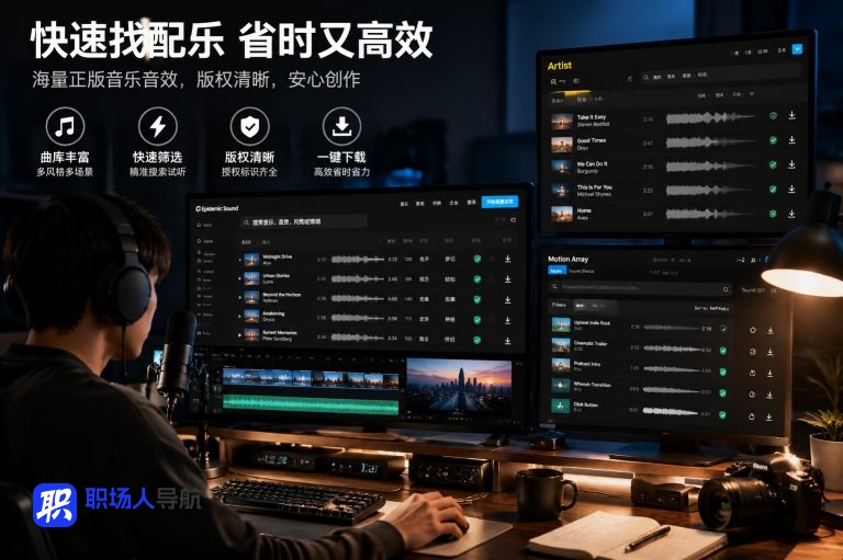 做视频找配乐别再翻半天:这6个音效网站直接省一大截时间
