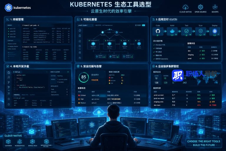 Kubernetes 管理、交付、安全怎么选？这 6 个工具按用途挑就够了