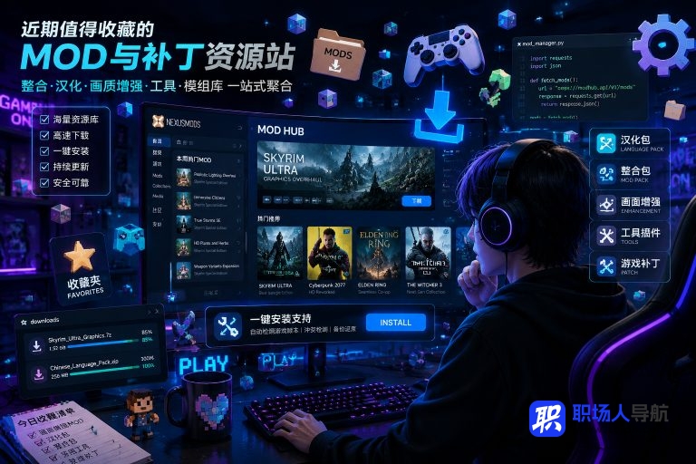 近期值得收藏的 MOD 与补丁资源站
