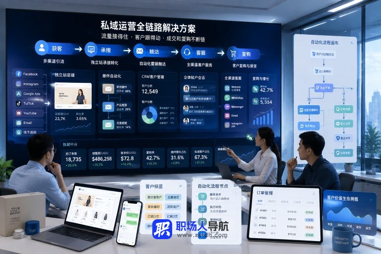 私域转化总卡壳?这几类电商工具一次补齐获客、转化、复购
