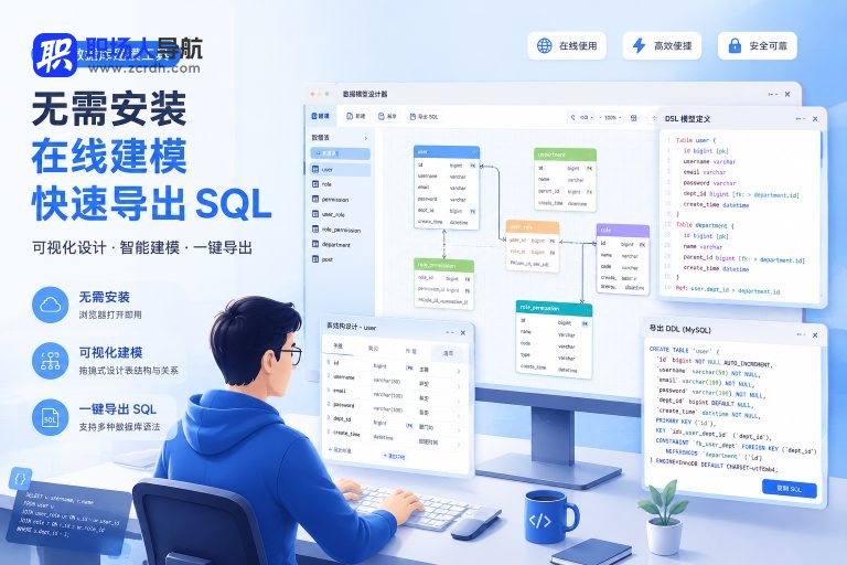 有什么网站可以在线设计数据库表结构