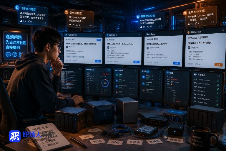 NAS 系统排障太麻烦?这些社区能帮你直接提问