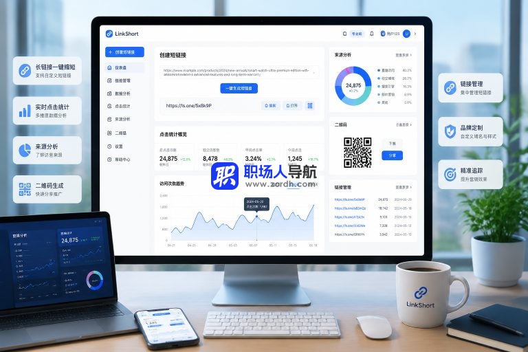 如何在线生成短链接并查看点击统计?