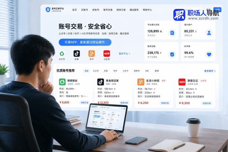 不用 APP 怎么找账号交易网站