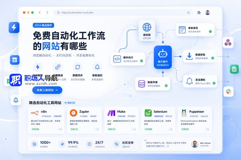 免费自动化工作流的网站有哪些
