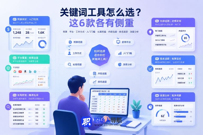 关键词工具怎么选?这 6 款各有侧重