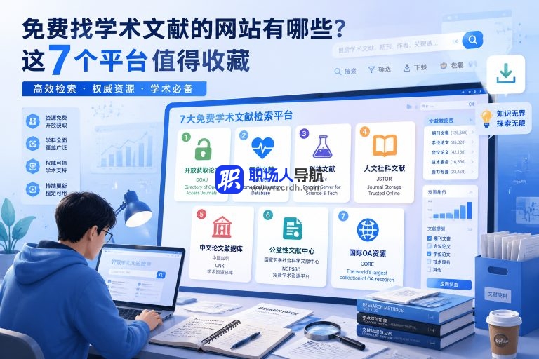 免费找学术文献的网站有哪些？这7个平台值得收藏
