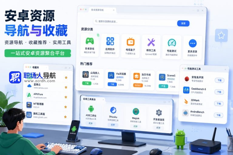 新手找安卓游戏和软件,可以先看这几个资源站