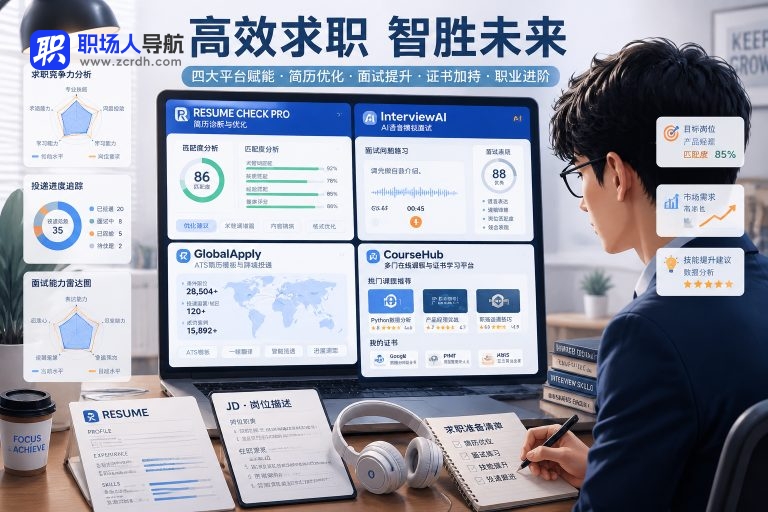 求职面试网站怎么选?简历优化、AI模面和跨境求职这几站够用