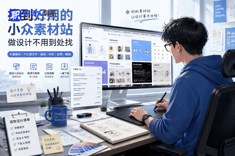 隐藏好站:做设计素材不用到处找,这 6 个小众站够用了