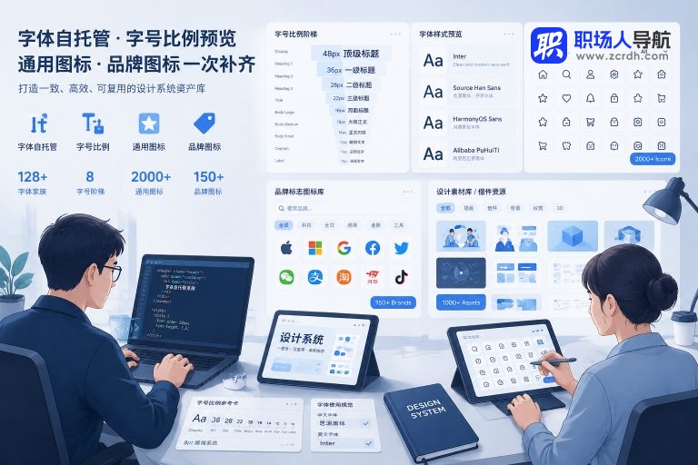 做网页排版和图标别再东拼西凑了:这 6 个网站一次补齐