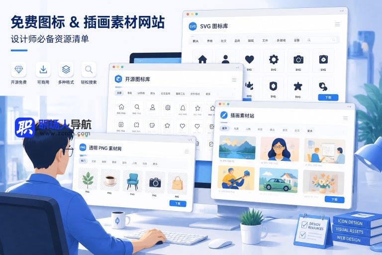 免费找图标和插图的网站有哪些