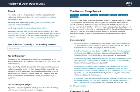 AWS Open Data Registry
