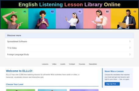 Elllo – English Listening Lesson Library Online