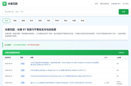 动漫花园资源网