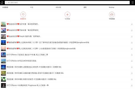 黑色音频DJ