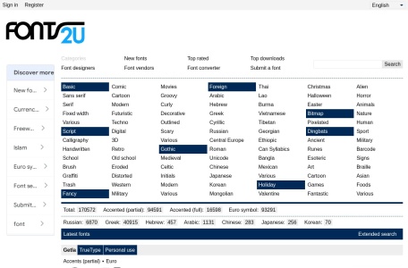 fonts2u