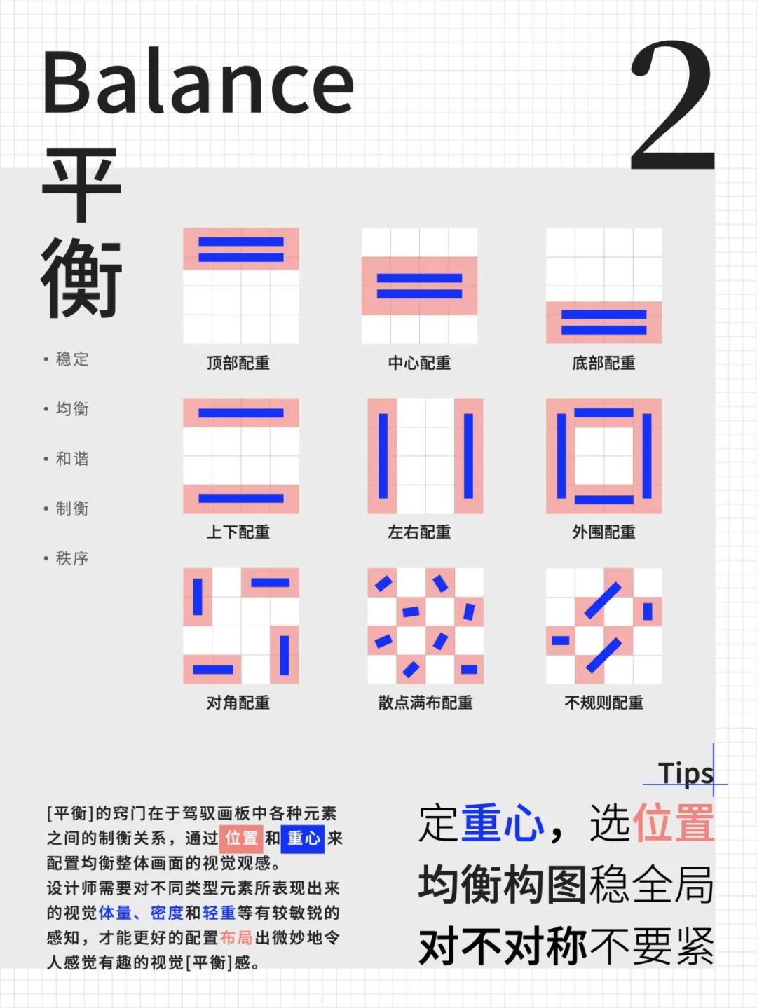 平面设计核心原则！保持平衡！