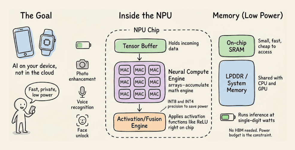 AI 算力芯片技术指南:CPU vs GPU vs TPU vs NPU vs LPU