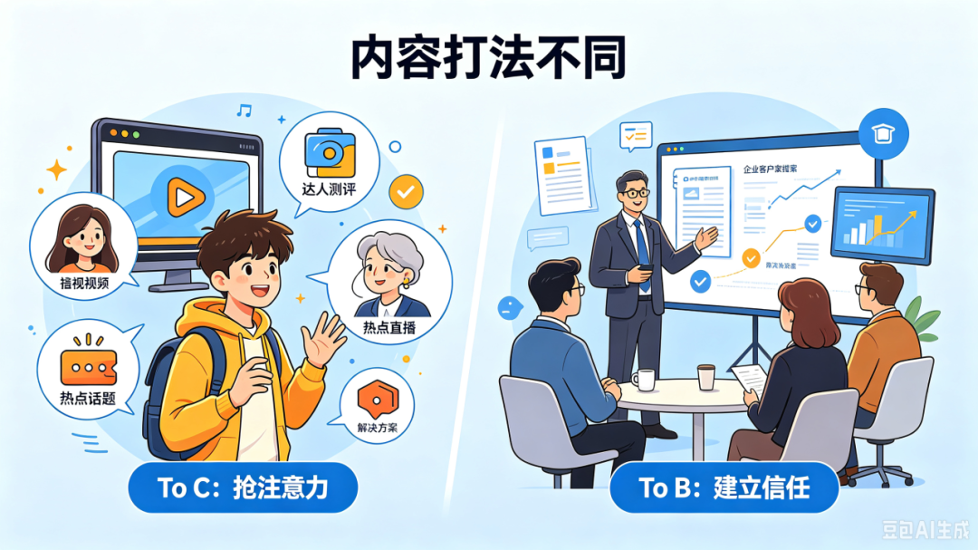 To B和To C市场营销到底有什么区别?新人择业指南