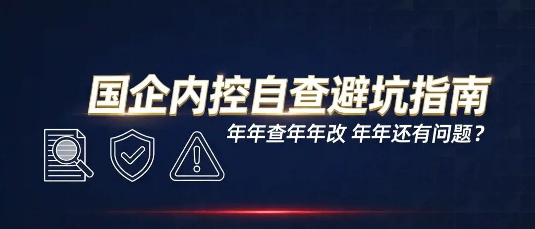 国企内控自查避坑指南:6大领域核心要点与实操手册