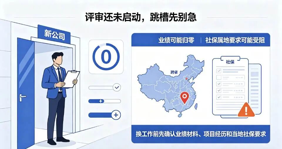 评职称切忌盲目跳槽!切莫一时意气,让多年努力付诸东流