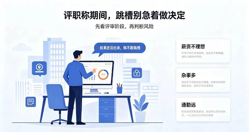 评职称切忌盲目跳槽!切莫一时意气,让多年努力付诸东流