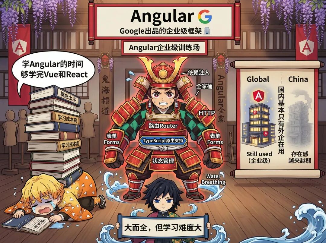从夯到拉,锐评 39 个前端技术!