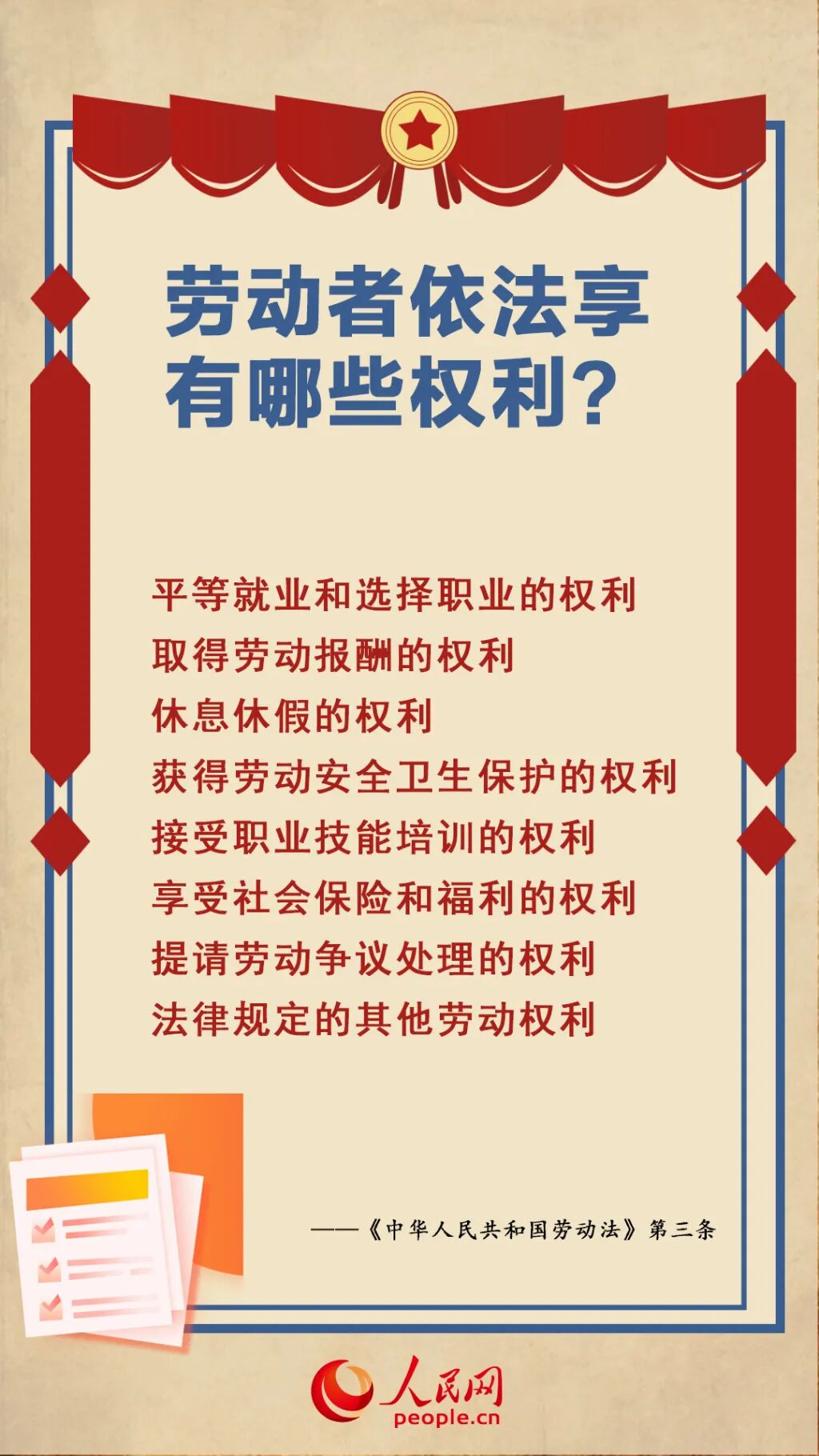 一图带你了解《中华人民共和国劳动法》