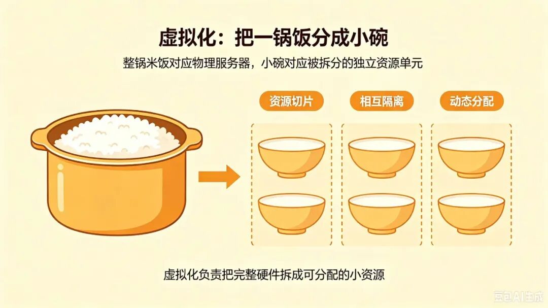 一锅米饭带你读懂:虚拟化、云计算与AI