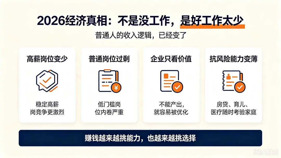 经济真相:找工作别再只看工资!普通人择业的7个生存标准