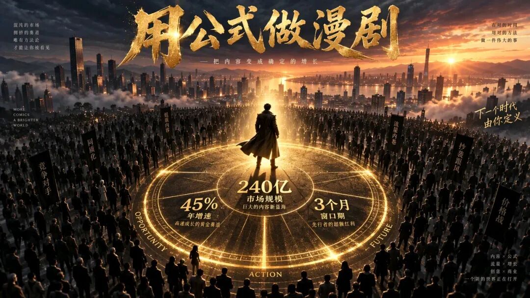 AI漫剧爆款公式拆解——选题/钩子/节奏，一篇搞定