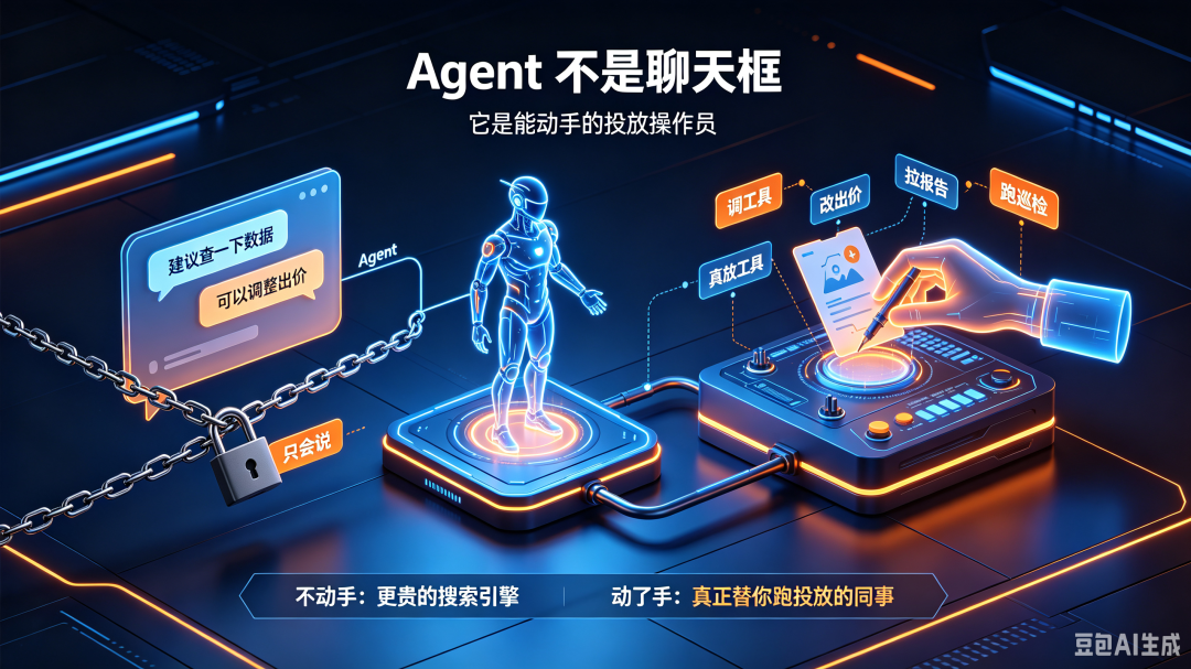 agent 不是聊天框,是能动手的操作员