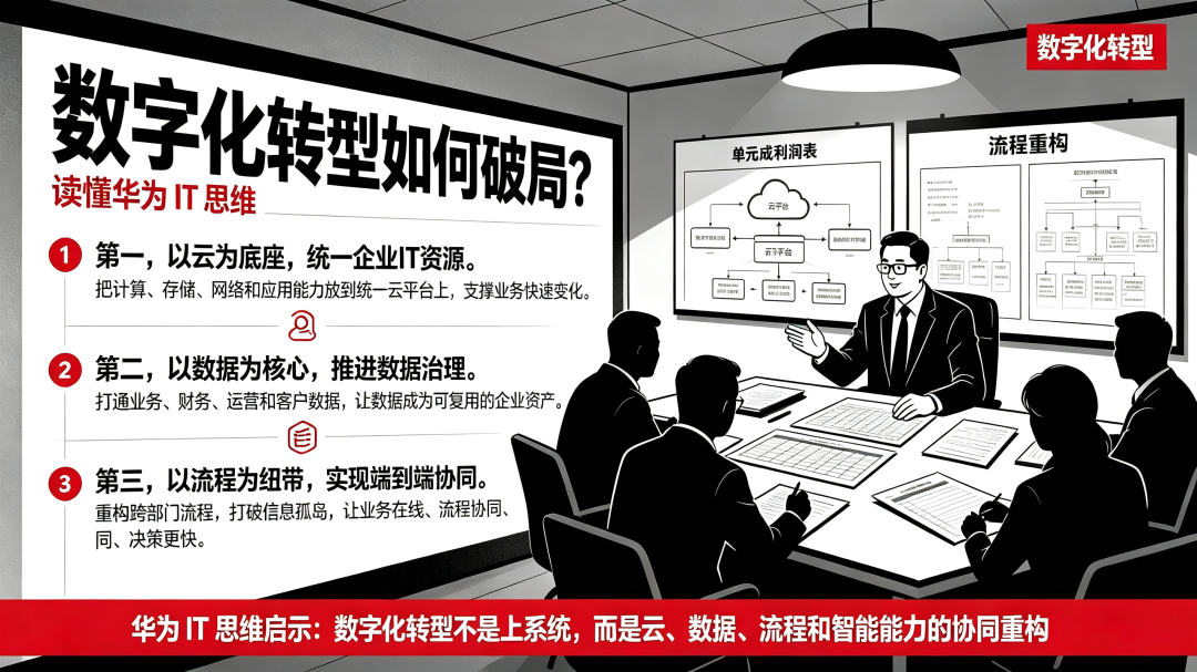 数字化转型如何破局?读懂华为 IT 思维