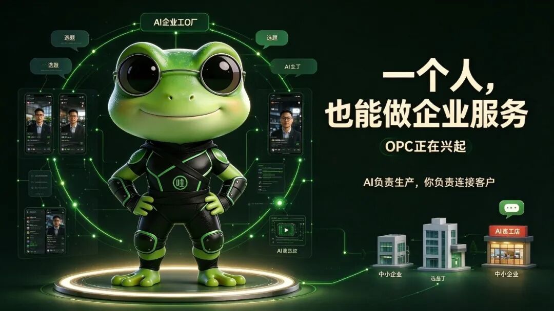 OPC 一人公司正在兴起：一个人 + AI，等于一整个服务团队