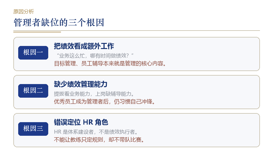 管理者缺位:为什么绩效最后都成了 HR 的事情?