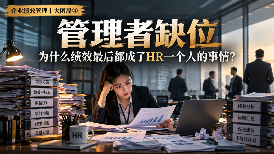 管理者缺位:为什么绩效最后都成了 HR 的事情?